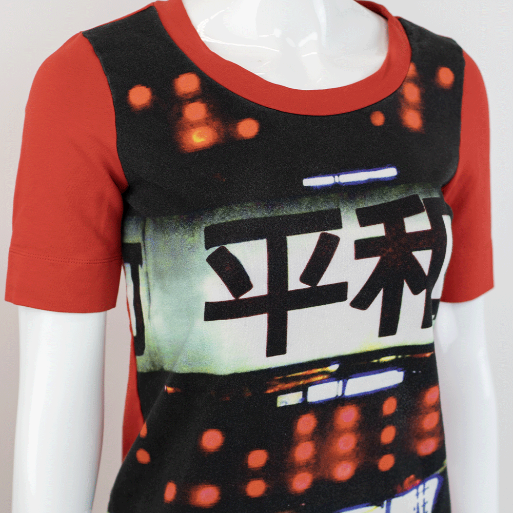 Love Moschino Graphic Print T Shirt Dress