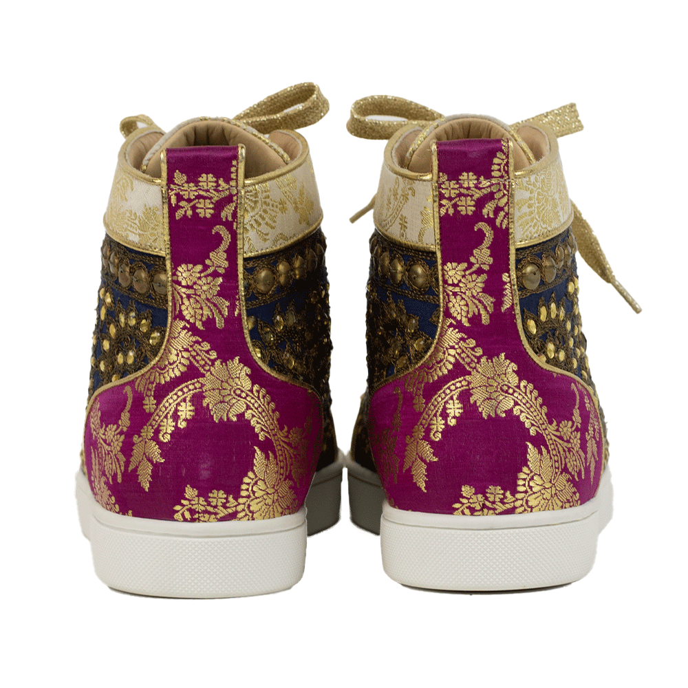 Glitter Louboutin Purple Sneakers NEW Christian Louboutin Louis