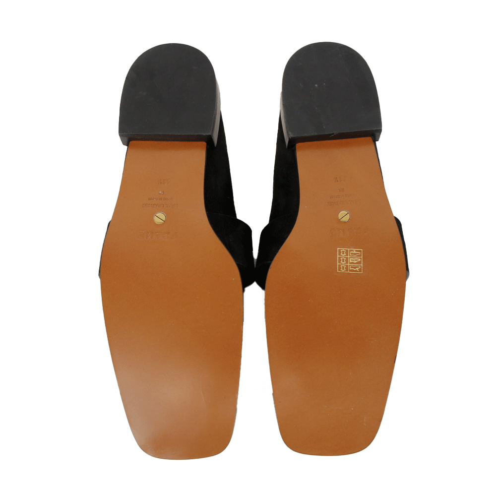 Frame Black Suede Le Montecito Loafers