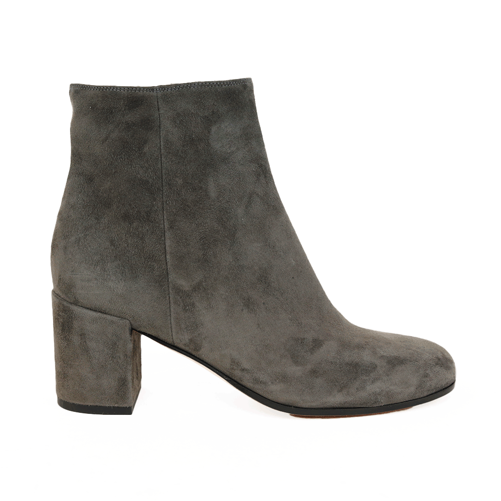 Vince Gray Suede Ankle Boots