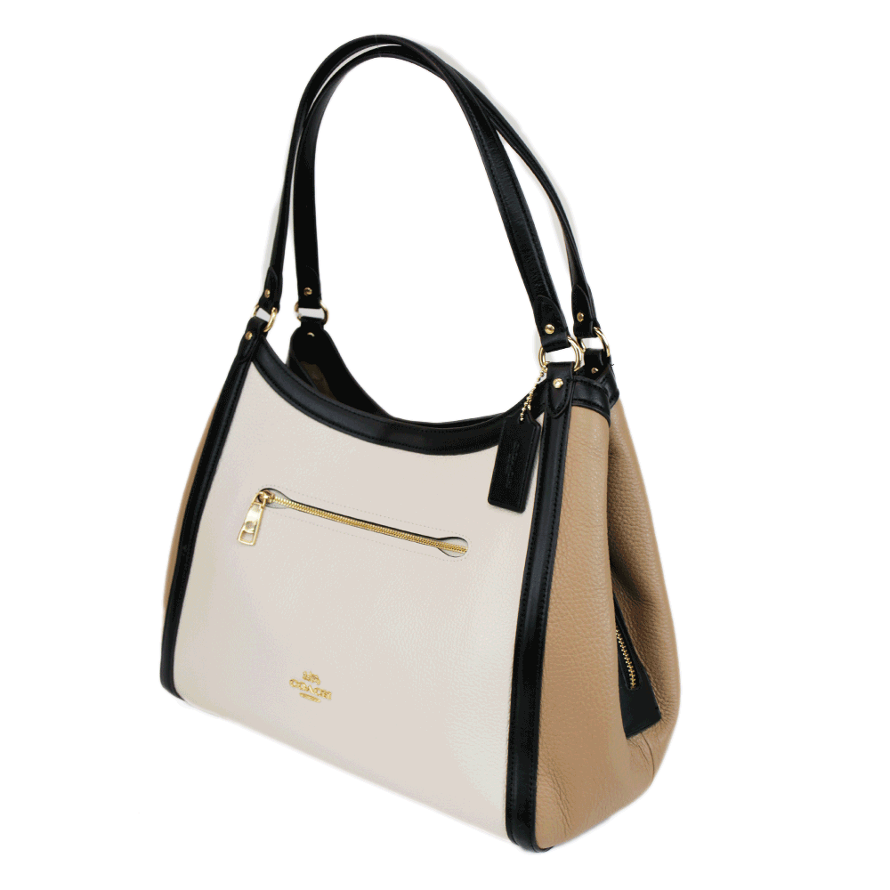 Coach Kristy Colorblock Leather Tote Bag