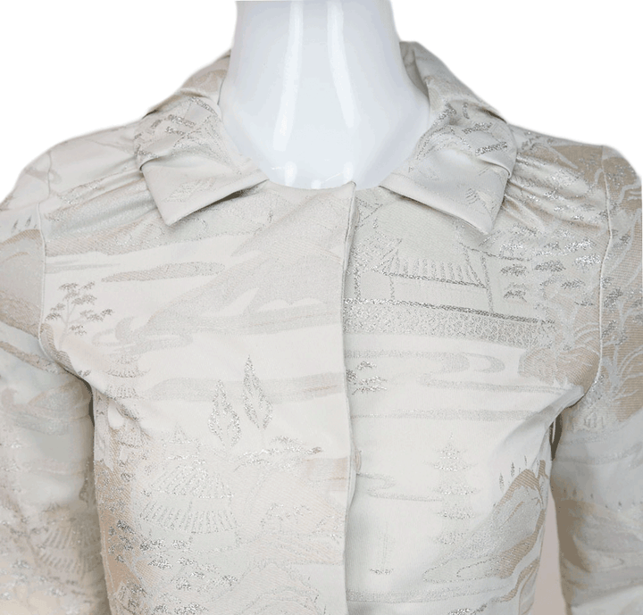 Vivienne Tam Vintage Cream Brocade Jacket
