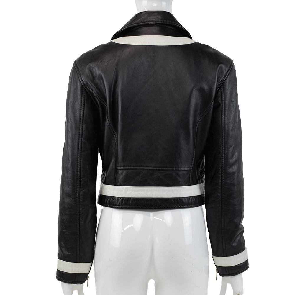 Moschino Cheap & Chic Vintage Leather Biker Jacket