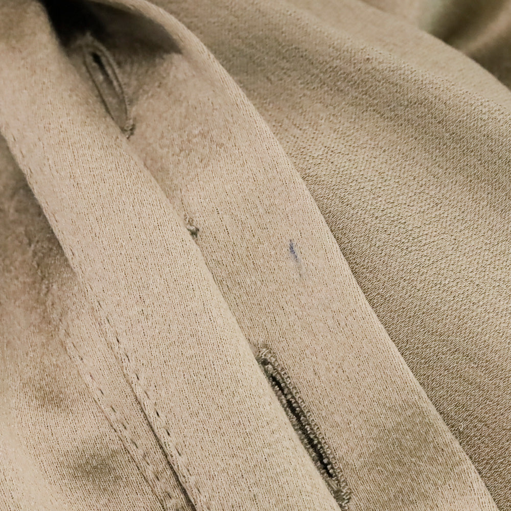 Valentino Boutique Gold Silk Wide Camp Collar Button Up Blouse
