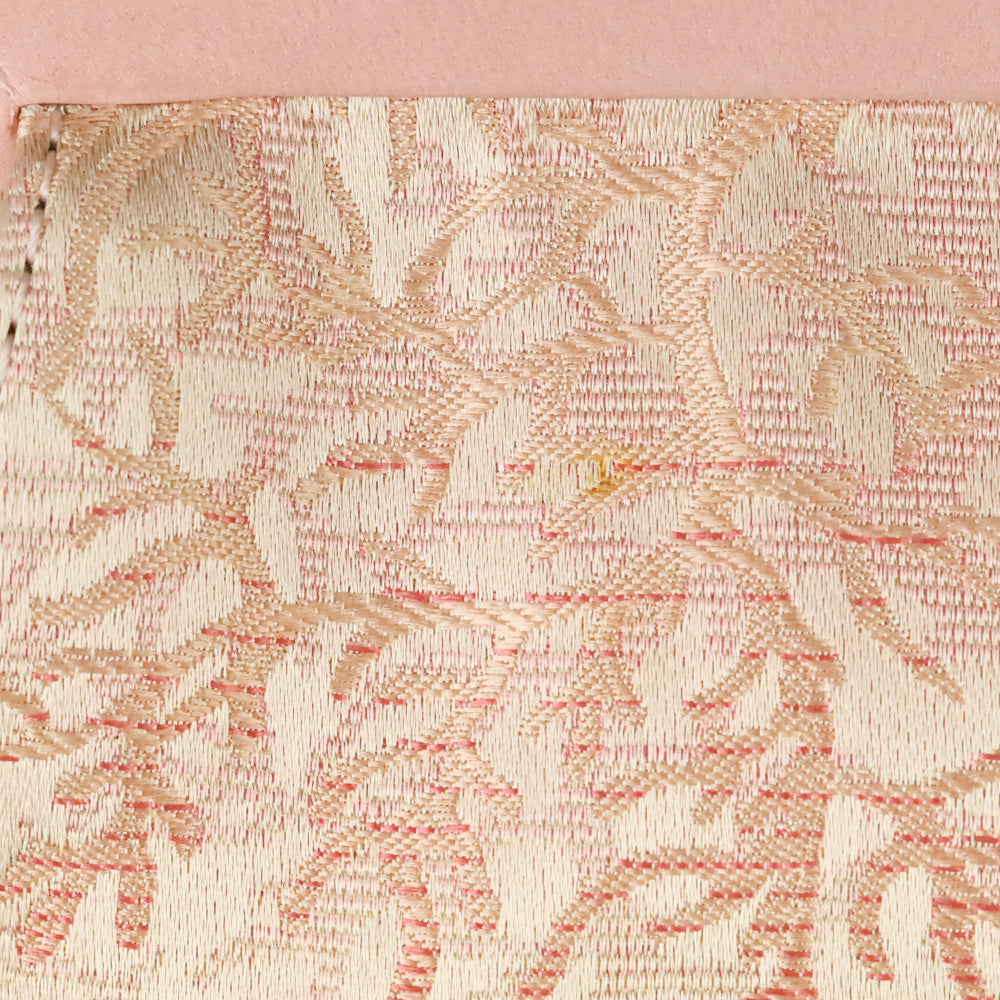 Valentino Garavani Pink Satin Coral Pattern Beaded Floral Appliqué Evening Bag