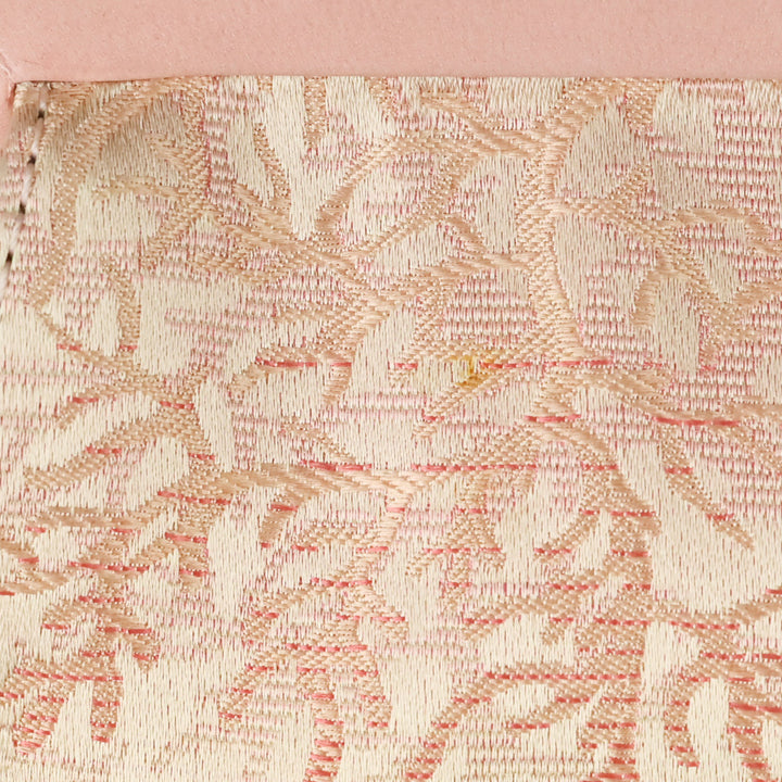 Valentino Garavani Pink Satin Coral Pattern Beaded Floral Appliqué Evening Bag