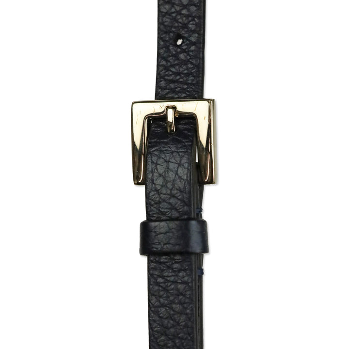 Valentino Garavani Small Rockstud Navy Grainy Calfskin Crossbody Bag