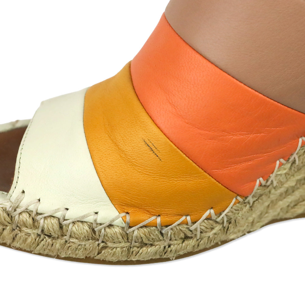 Valentino Garavani 'Stripes 1975' Wedge Espadrille Sandal