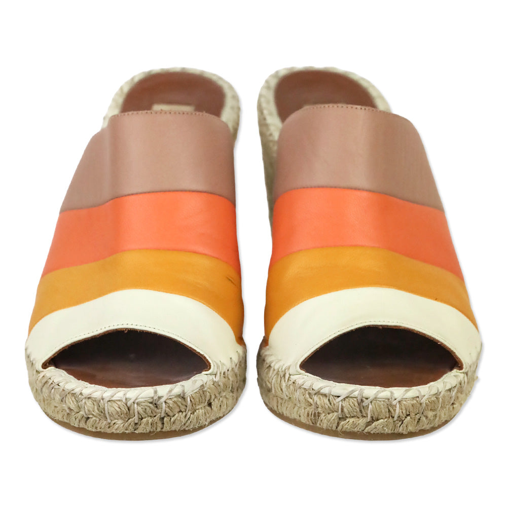 Valentino Garavani 'Stripes 1975' Wedge Espadrille Sandal