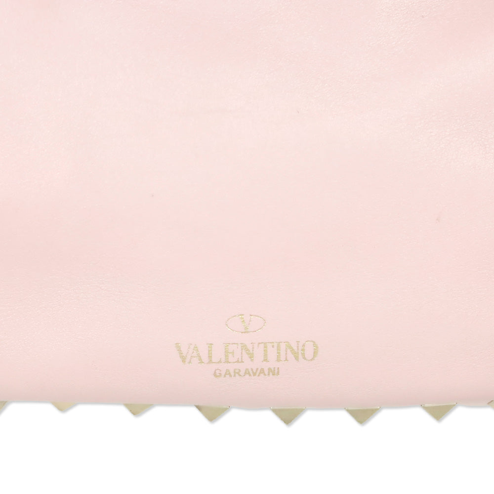 Valentino Pale Pink Calfskin Mini Rockstud Tote