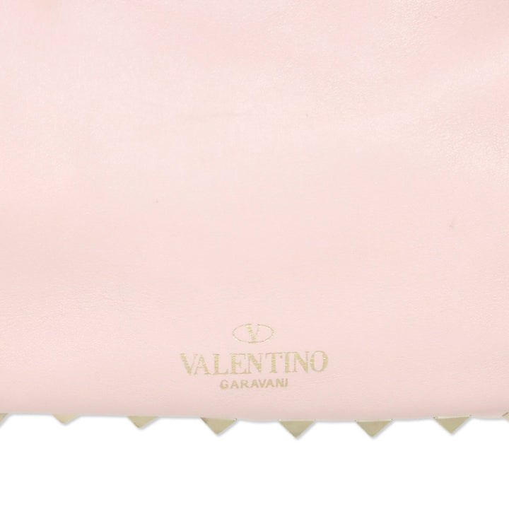 Valentino Pale Pink Calfskin Mini Rockstud Tote