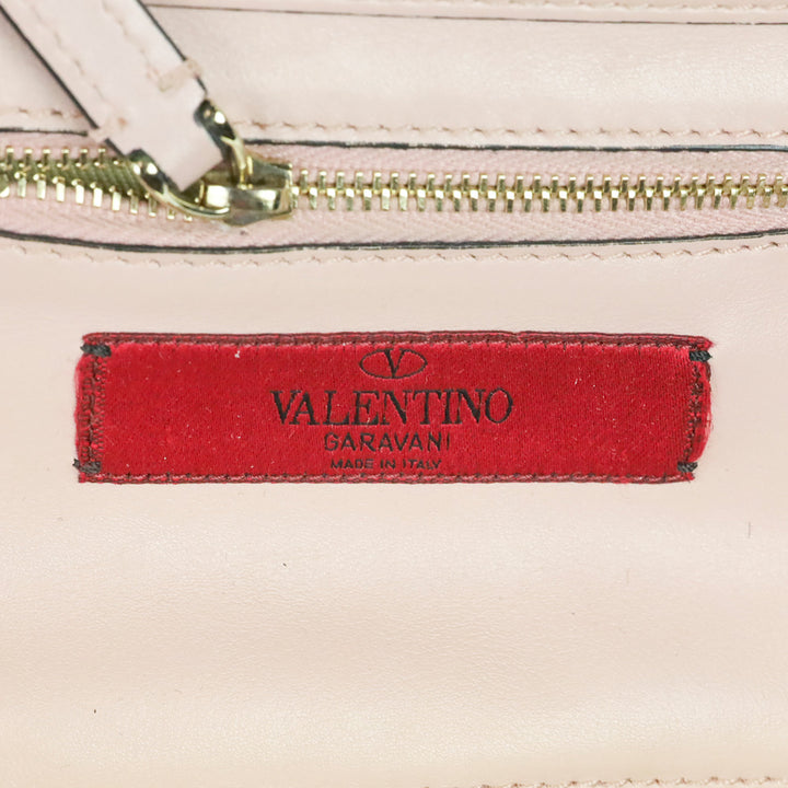 Valentino Pale Pink Calfskin Mini Rockstud Tote