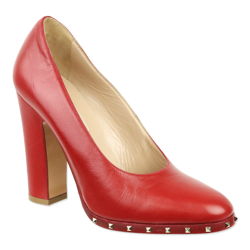 Valentino Red Soul Rockstud Pump