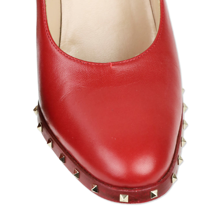 Valentino Red Soul Rockstud Pump