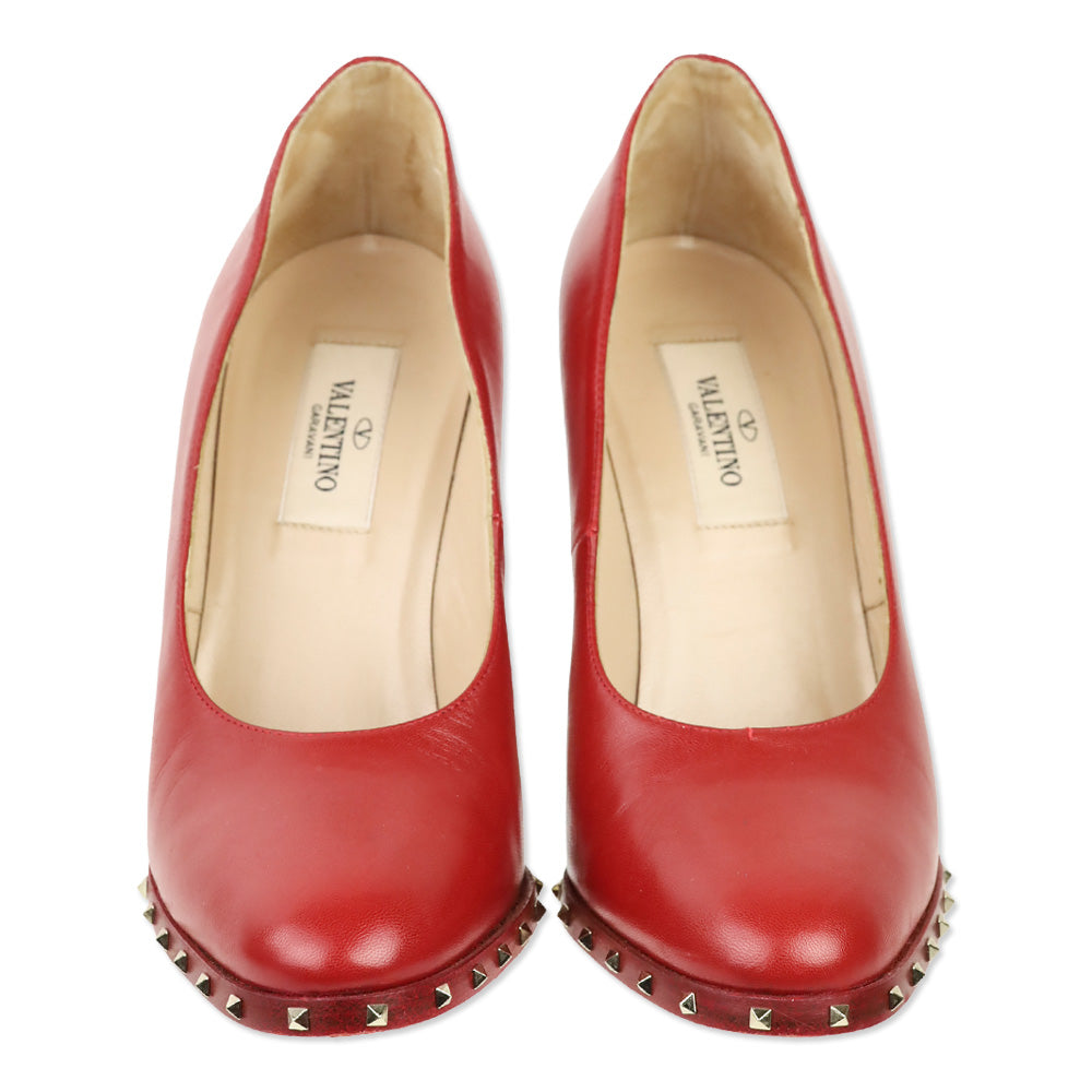 Valentino Red Soul Rockstud Pump