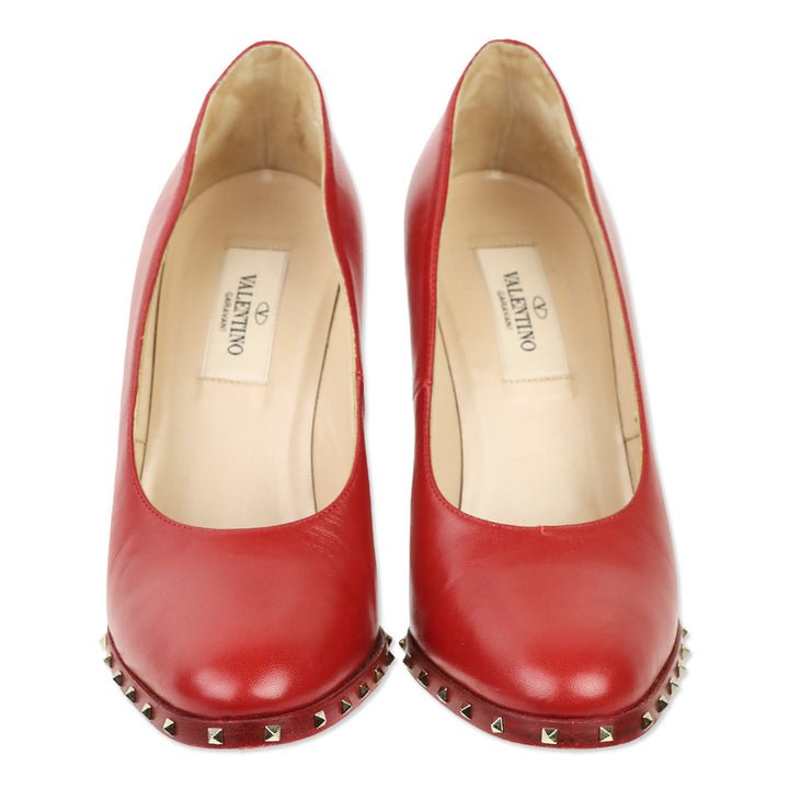 Valentino Red Soul Rockstud Pump