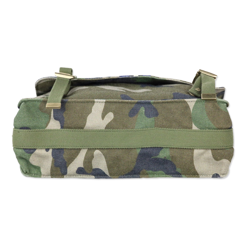 Valentino Garavani Spring 2017 Menswear Camo Canvas Messenger Bag