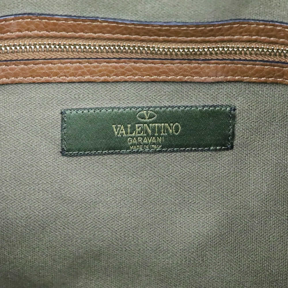 Valentino Garavani Spring 2017 Menswear Camo Canvas Messenger Bag