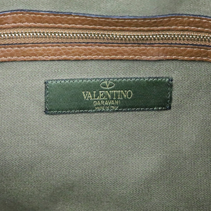Valentino Garavani Spring 2017 Menswear Camo Canvas Messenger Bag