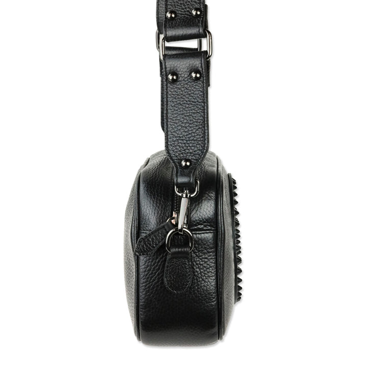 Valentino by Mario Valentino Mia Stud Leather Camera Crossbody Bag