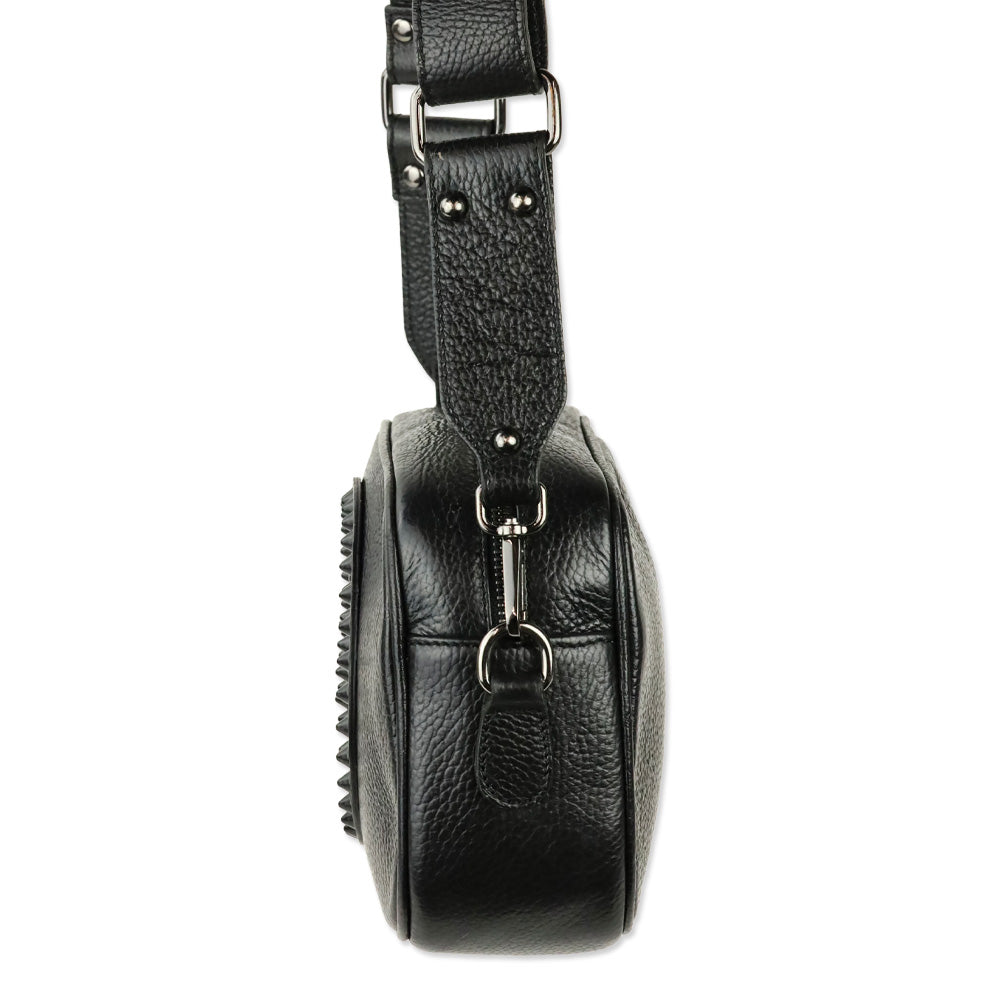 Valentino by Mario Valentino Mia Stud Leather Camera Crossbody Bag