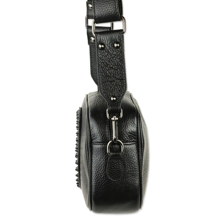 Valentino by Mario Valentino Mia Stud Leather Camera Crossbody Bag
