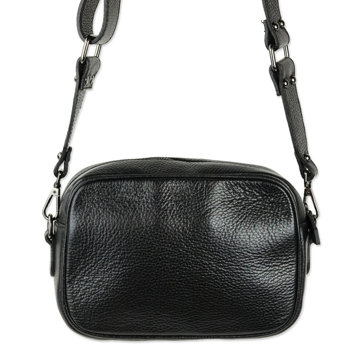 Valentino by Mario Valentino Mia Stud Leather Camera Crossbody Bag
