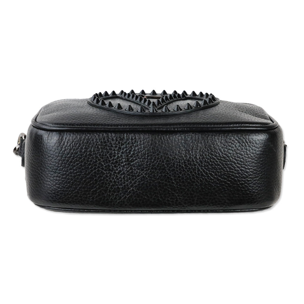 Valentino by Mario Valentino Mia Stud Leather Camera Crossbody Bag