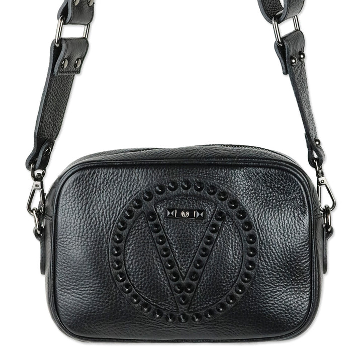 Valentino by Mario Valentino Mia Stud Leather Camera Crossbody Bag