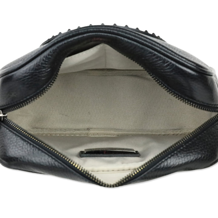 Valentino by Mario Valentino Mia Stud Leather Camera Crossbody Bag