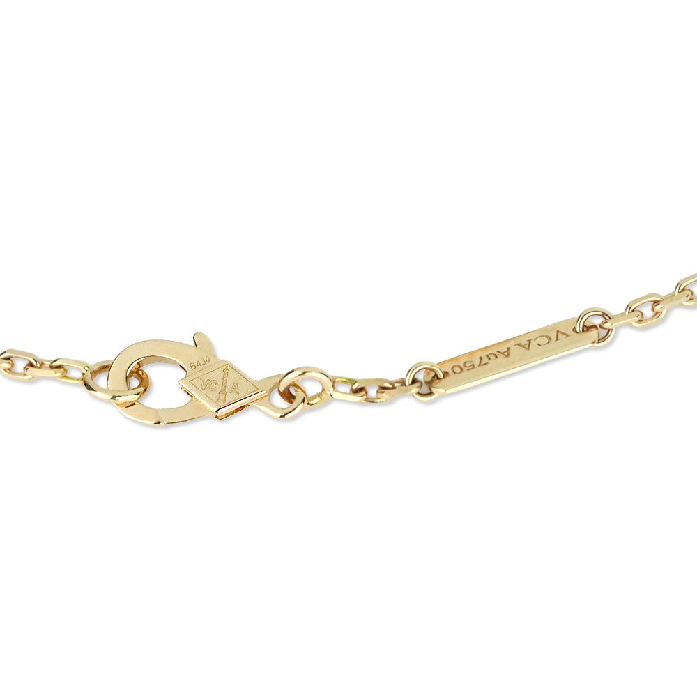 Van Cleef & Arpels Lucky Spring Bracelet, Plum Blossom in 18K Rose Gold & Mother-of-pearl