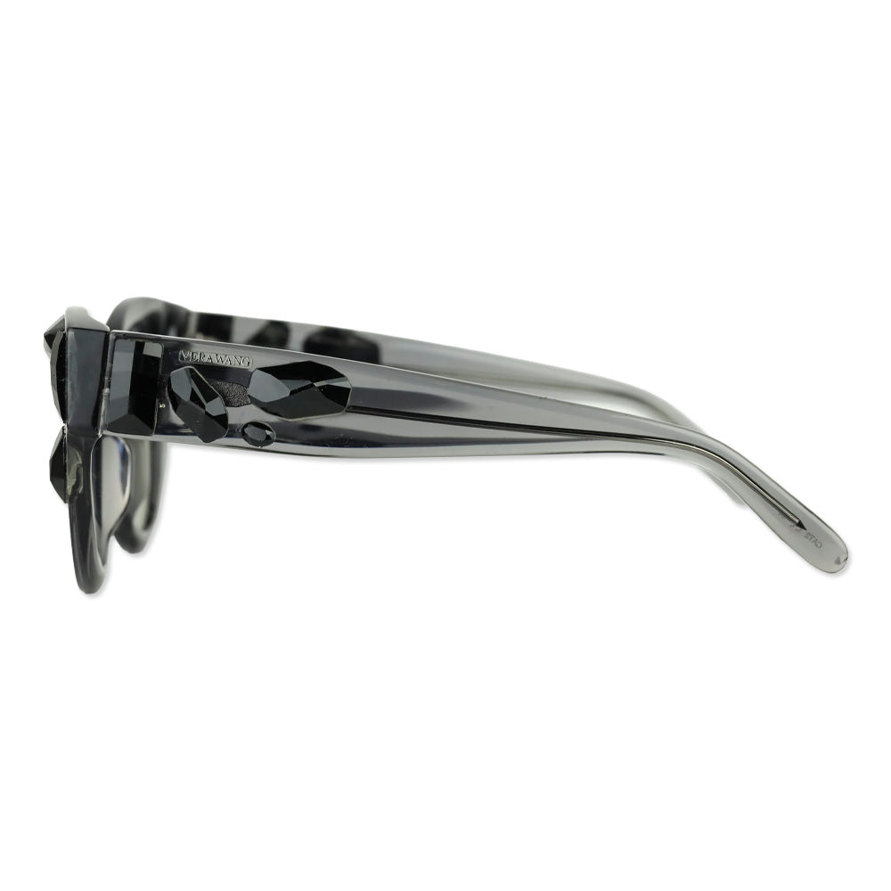 Vera Wang Black Crystal Lido SM Cat-Eye Sunglasses