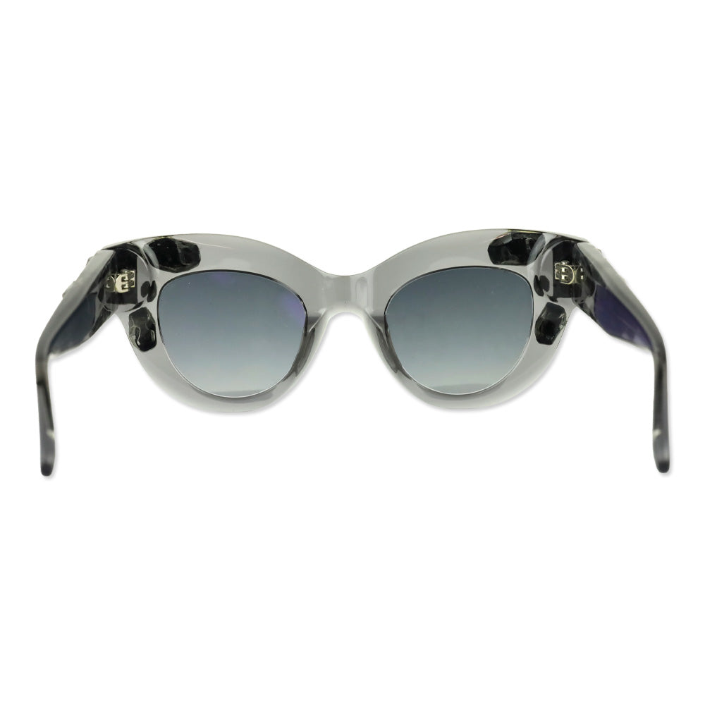 Vera Wang Black Crystal Lido SM Cat-Eye Sunglasses