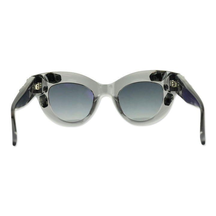 Vera Wang Black Crystal Lido SM Cat-Eye Sunglasses
