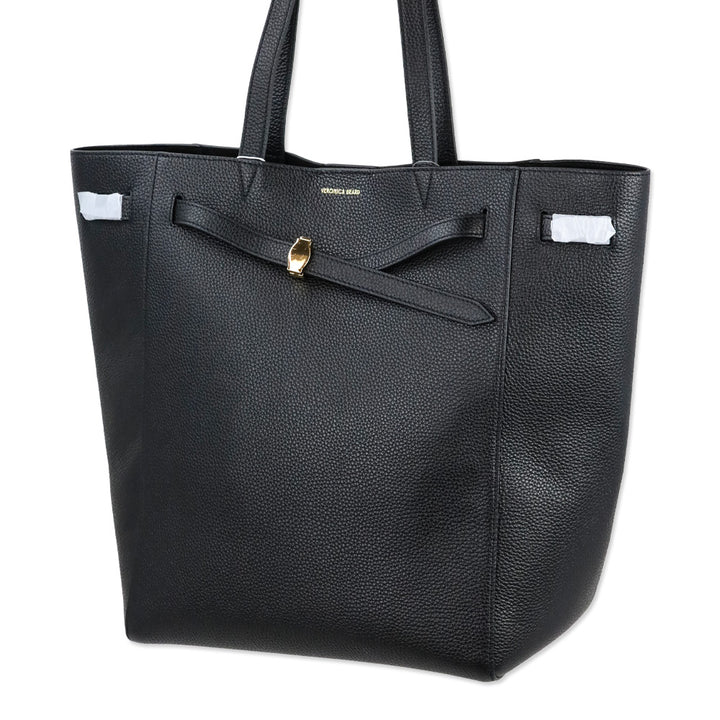 Veronica Beard Black Leather Dash Tote