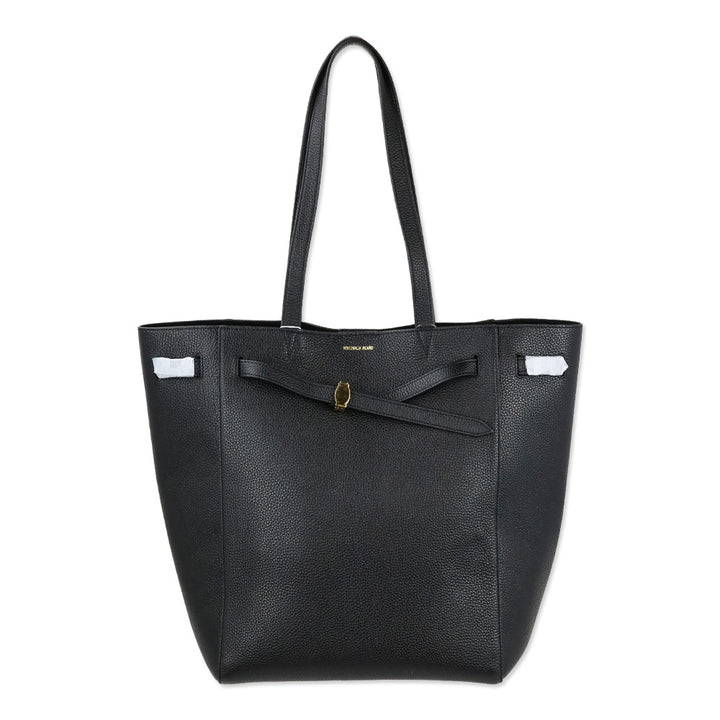 Veronica Beard Black Leather Dash Tote