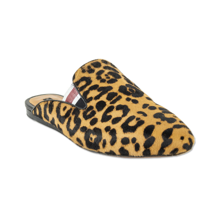 Veronica Beard Greyson Leopard-Print Calf Hair Mule