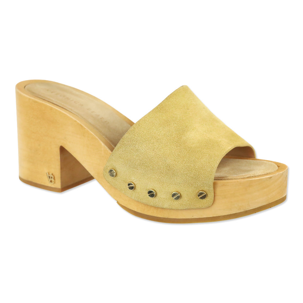 Veronica Beard Hannalee Desert Suede Clog