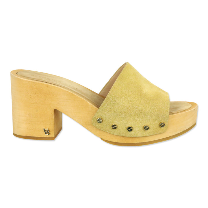Veronica Beard Hannalee Desert Suede Clog