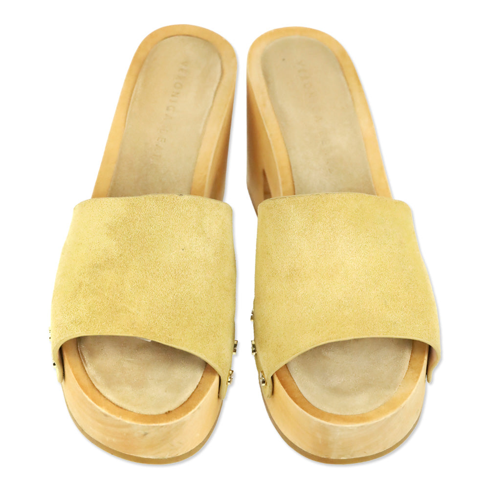 Veronica Beard Hannalee Desert Suede Clog