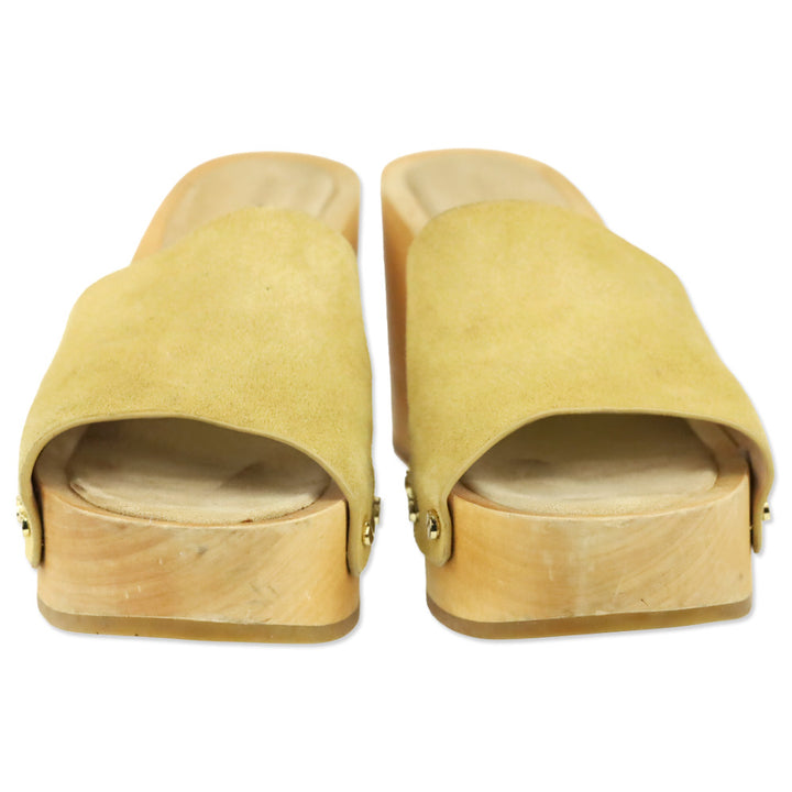 Veronica Beard Hannalee Desert Suede Clog