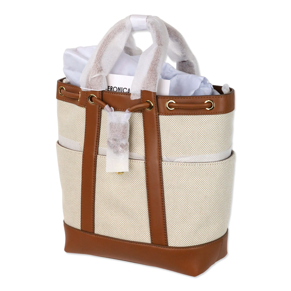 Veronica Beard Natural/Hazel Goody Bag