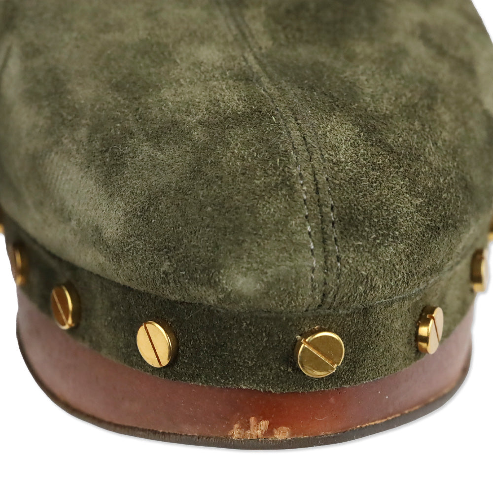 Veronica Beard Olive Green Suede Giles Clog