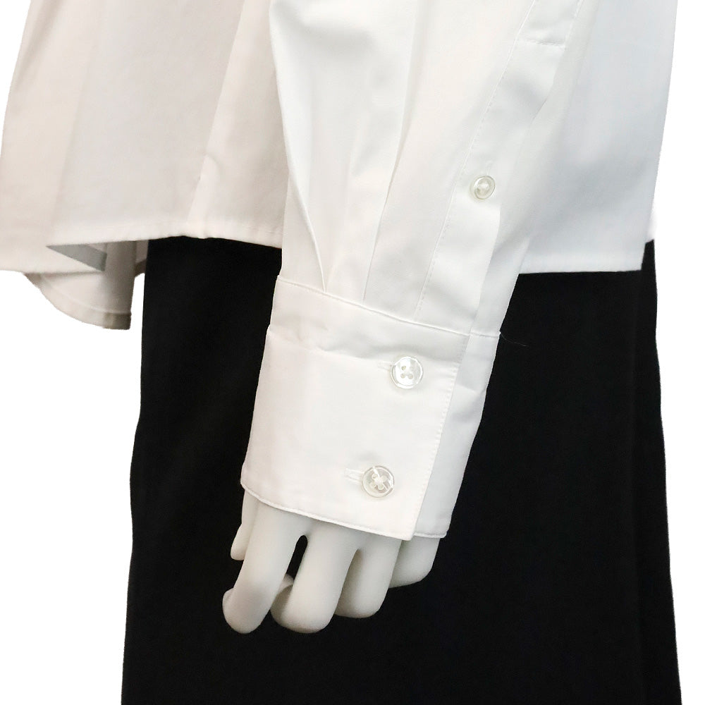 Veronica Beard Rosamund Asymmetric Button-Down Shirt