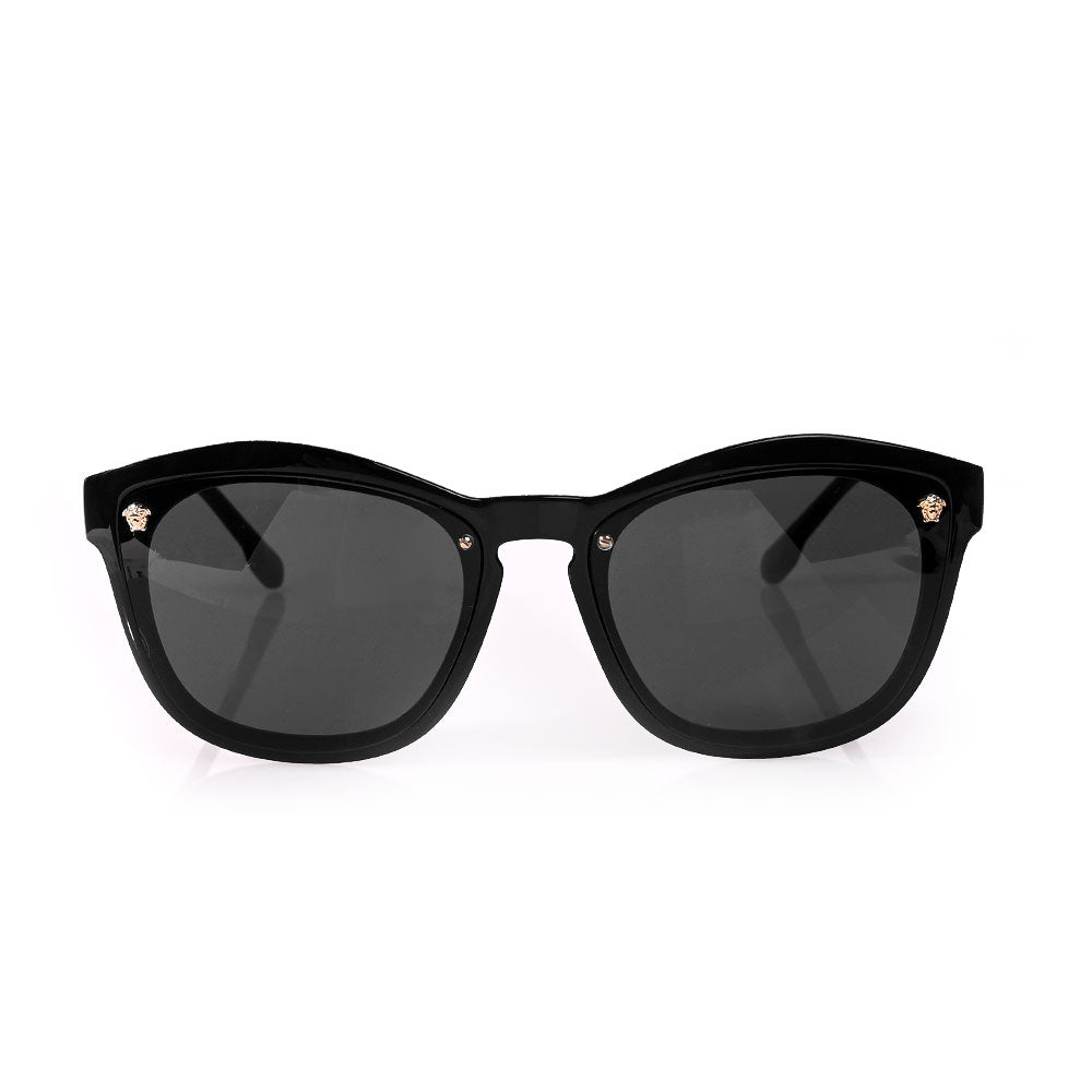 Versace Black Oversized Medusa Sunglasses