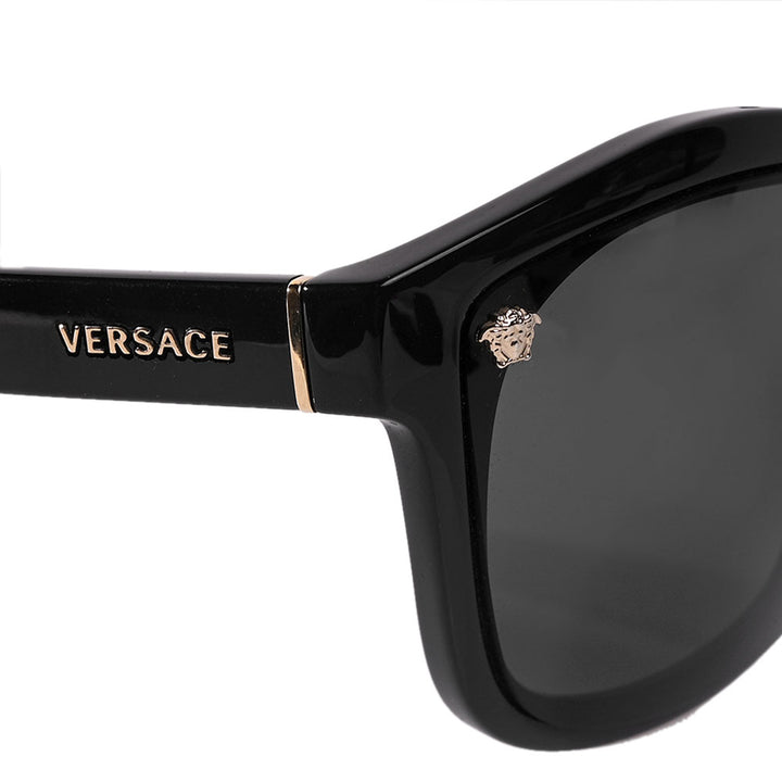 Versace Black Oversized Medusa Sunglasses