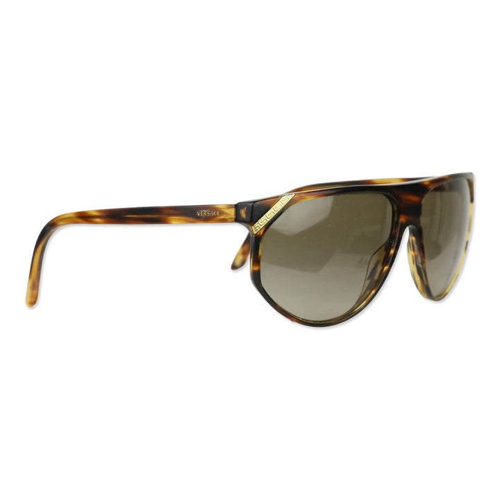 Versace 4240 Striped Havana Brown Gradient Navigator Sunglasses