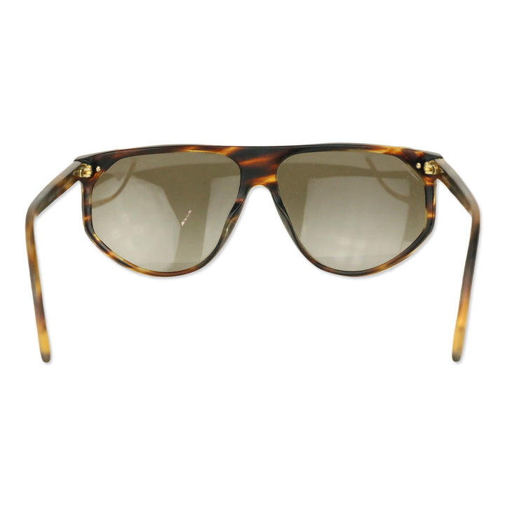 Versace 4240 Striped Havana Brown Gradient Navigator Sunglasses