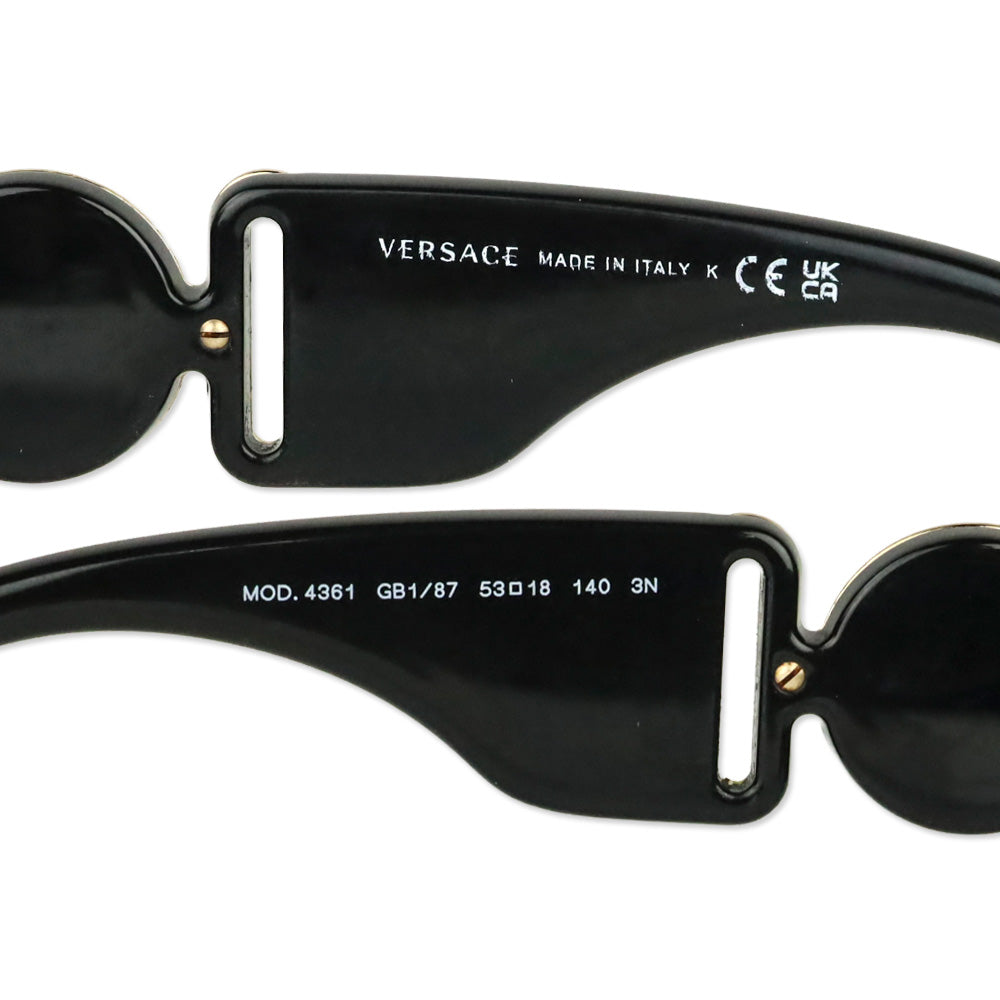 Versace Black Medusa Biggie Sunglasses