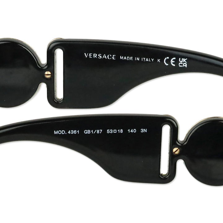 Versace Black Medusa Biggie Sunglasses